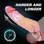 Penis Sleeve Extender & Enlarger, Silicone Penis Sleeve Extension Sheath & Ring, Super Soft Penis Enlarger, Thickened Penis Ring, Reusable Penis Sleeve, Realistic Dildo Penis Pump, For Male Sex Toys