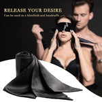 Sex Bondage Wrist & Thigh Cuffs Bdsm Restraints Set, Sex Toys For Women With Adjustable Leg Straps Handcuffs For Couple Beginner Sm Game Play(Black)