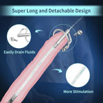 Men Male Flexible Urethral Sound Catheter Plug Glans Ring Cum Through Hole Hollow Silicone Tube Probe Prostate Stimulation Masturbation Orgasm Rod Penis Cock Sex Toy Urethra Dilator
