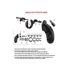 Shots Model 01 3.5-Inch Black Metal Chastity Device