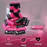 Lust Tower Game- 48Pcs Super Naughty Block Tower Game For Couples Adults And Four Dice, Valentine Tumbling Tower Stacking Blocks?Wooden Date Night Party Games (4 Dice)