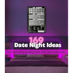 Scratch Off Poster With 169 Love Tasks - Date Night Ideas And Conversations For Any Couples Build Fun Memorise With Your Partner