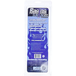 Doc Johnson Raging Hard-Ons - Slim Line - 7 Inch Ballsy (7.4 in. Long and 1.2 in. Wide) - Heavily Veined - Dildo - Great For Anal Beginners, cobalt blue, 0279-20-AM