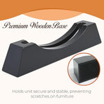 12 Inch Moving Sand Art Decor with Wooden Base & Black Frame for Desk