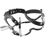 Jennings Hinge And Ratchet Wide Mouth Gag With Adjustable Strap