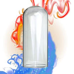 Large Glass Dildo Crystal Penis,Anal Butt Plug Anal Trainer Glass Butt Plug Big Crystal Anal Plug Anal Masturbation Butt Expander Anal Trainer Toy Clear Hollow Anal Plug For Women Men(6Cm)