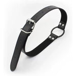 Open Mouth Gag Metal O Ring Deep Throat Gag Mouth Sm Choker Collar Punk Gothic Women Sex Leather Collar Fetish Sex Toy