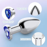 Luxury Metal Anal Butt Plug (M) + 15.7Inch Huge Anal Plug