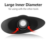 Hollow Tunnel Silicone Huge Large Big Butt Plug With Narrow Flared Base And 3 Balls, Expanding Anal Beads Plugs, Anus Dilator Opening Trainer Butt Stretcher Sex Toys For Men Women Advanced User Master