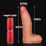 13“Huge Silicone Dildo,3.8“Wide Extra Thick Realistic Massive Dildo With Strong Suction Cup For Anal Play,G-Spot Giant Big Dildos Butt Plug Fake Penis Adult Sex Toys For Woman Men Gay