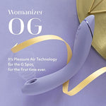 Og G Spot Vibrator | Sucker Sex Toy For Women With 12 Intensity Levels | Curved Pleasure Air Technology Dildo Vibrator | Flexible Personal Massager G Spot Stimulator Adult Sex Toy | Lilac