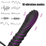 Anal Butt Plug Strap On Penis Anal Dildo Sex Toys For Men Cock Ring With 10 Vibration Modes Penis Sleeve Vibrator Anal Toys Anal Plug For Couples And Adult Women