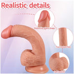 6.3 Inch Silicone Mini Dildo & 5.7 Inch Small Pink Glass Dildo For Beginners, Beginner Dildo Small Anal Plug, Cute Dildo For G-Spot Stimulation & Anal Training,