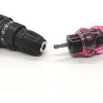 G-Spot Bumps Dildo With Electric Drill Connector For Auto Sex Spinning Big Vegetable Penis Cock Adult Sex Toy For Vaginal & Anal Play