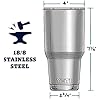 Rambler 30 oz Stainless Steel Vacuum Insulated Tumbler w/MagSlider Lid, Black