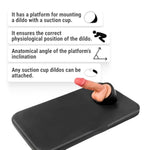 Mini Bedroom-Friendly Suction Cup Dildo Mount Holder – Hands-Free Platform For All Suction-Based Dildos And Sex Toys, Sex Furniture For Couples And Versatile Adult Positioning