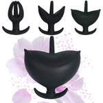 Inflatable Anal Plug, Flower-Shape Soft Butt Plug, Anal Pump, Anus Dilator Expander Anal Dildo For Unisex Gay Sex Game Prostate Massager