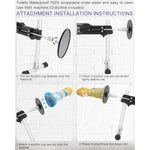 4.5" Large Suction Cup Adapter With Anti-Rotation For Universal Sucker Dildo Holder Diameter Lower 115Mm (12Cm Black Sucker)