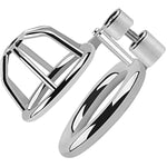 Metal Male Penis Cage Cage Chastity Lock Gay Sm Bondage Training Adult Chastity Device 3 Rings Set
