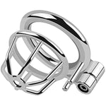 Metal Male Penis Cage Cage Chastity Lock Gay Sm Bondage Training Adult Chastity Device 3 Rings Set