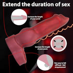 6.49In Dog Silicone Penis Sleeve Extender Wolf Cock Sleeve Enlarger Male Length And Girth Extension Enhancer Animal Cock Sheath Stretcher For Men Couples
