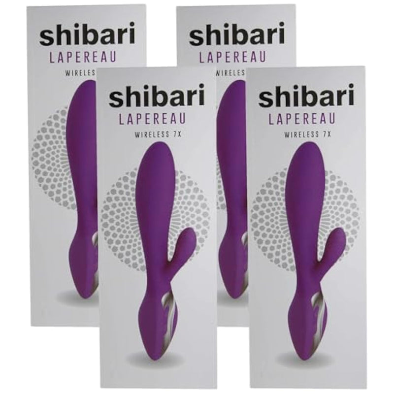 Lapereau Wireless Rabbit Vibrator, 7X, Purple (Pack Of 4)