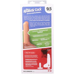 Doc Johnson The Realistic Dildo- Squirting 9.5 Inch ULTRAKSYN with Removable Vac-U-Lock Suction Cup - F-Machine and Harness Compatible - for Adults Only, Chocolate