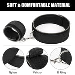 Bdsm Bondage Couple Handcuffs For Bedroom Restraints Sm Sex Toys For Women With Adjustable Bondage Rope Handcuffs Wrist-To-Thigh For Adult Sex Game Play