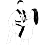 Double-Shoulder Swing Strap Couple Sex Auxiliary Belt Couple Sex Swing Body Swing Sex Game Adjustable Adult Swing Bondage Fun Belt Widens The Thickest And Most Comfortable