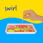 Marbling Paint Art Kit for Kids - Arts and Crafts Gift Set for Girls and Boys