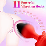 Anal Plug Sex Toys Vibrator 3Pcs Silicone & Metal Butt Plug Anal Toys Trainer Kit With 11 Vibration, App Remote Control Adult Toys For Men Women Jewel Vibrating Butt Plug Anal Beads Prostate Massager