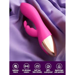 G Spot Rabbit Vibrator, Sex Toys For Clitoris G-Spot Stimulation, Waterproof Dildo Vibrator With10 Powerful Vibrations Dual Motor Stimulator For Women Or Couple Fun