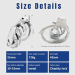 Male Cock Cage Chastity Devices Adjustable Lightweight Chastity Cage Sissy Sex Toy For Men Metal Vented Design Chastity Lock Adult Bondage Sm Penis Cages For Couples
