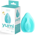 Yumi Clitoral Vibrator, Rechargeable Lay-On Adult Sex Toy For Women, Waterproof Finger Vibe, Easy Grip Handle (Turquoise)