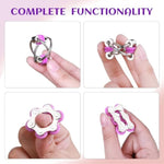 8Pcs Sensory Fidget Toys With Fidget Spinner,Spiky Sensory Finger Acupressure Rings Bike Chain Marble Mesh Fidgets Quiet Toys For Autism,Anxiety Toy Easter Stocking Stuffers Gift For Boys Girls