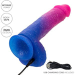 Naughty Bits Ombre Hombre Xl Vibrating Dildo Vibrator - Se-4410-70-3 Pink
