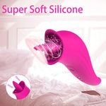 Vibrator Adult Sex Toys For Women - 2 In 1 Tongue Vibrators Dildo Rose Sex Toys With 6 Licking Clitoral & 6 Vibration Mode, Licking Clitoral Stimulator Pleasure Tools For Female Couples Games