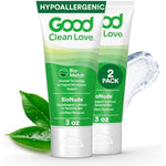 Bionude Ultra Sensitive Personal Lubricant, Hypoallergenic Unscented & Unflavored Water-Based Lube, Safe For Adult Toys & Condoms For Men, Women, And Couples, 3 Oz (2-Pack)