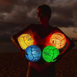 Waterproof Volleyball With Sure-Grip Technology - Beach & Pool Volley Ball For Kids, Teens, Adults | Outdoor Sports Gear For Day & Night Play