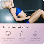 Luna Vibrator By – 7-Speed Rechargeable G-Spot Personal Massager – Water-Resistant, Ultra-Quiet, Medical-Grade Silicone, Curved Head, Ergonomic One-Button Design