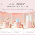 Menstrual Cup Sterilizer Steamer for Period Cup/Disc Clean Care