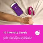 Jive 2 Pink Remote Control Wearable Egg Vibrator & Bond App Control Wearable Vibrating Cock Ring - Couples Sex Toys Bundle