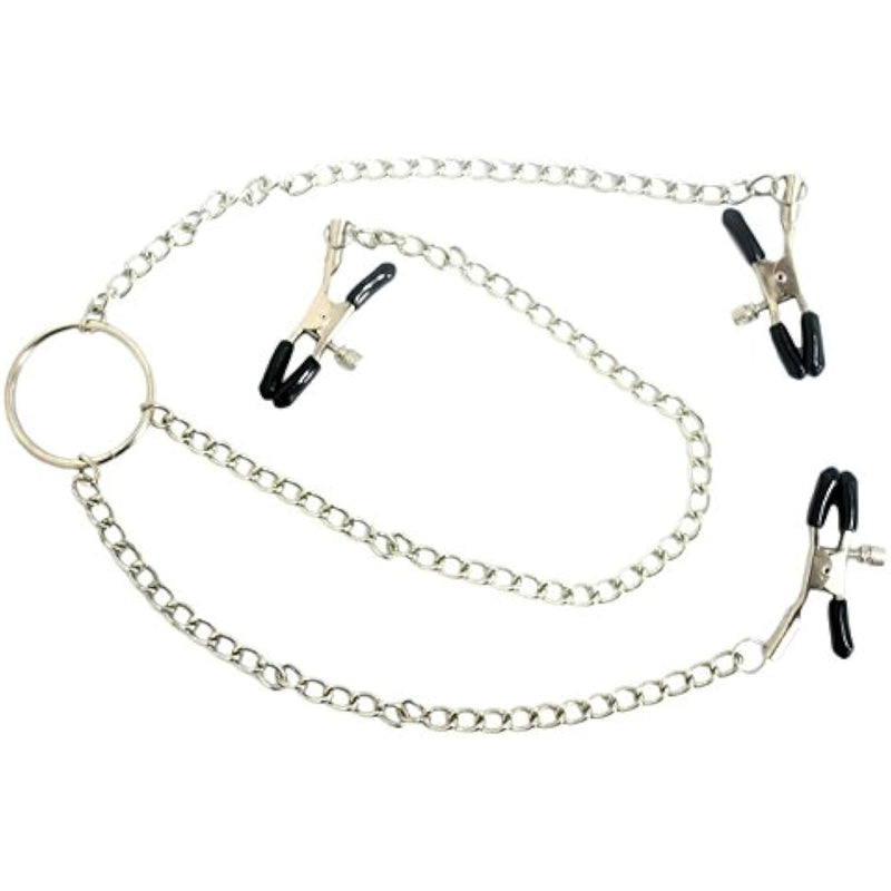 Elite Clitoris Clamps, Nipple Clamps Vice Labia Clip With Soft Adjustable Rubber Clamps