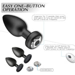 Anal Plug Vibrator With 3Pcs Butt Plug,Prostate Massager Anal Plug Vibrator,Wireless Remote Control 10 Frequency Vibration Mode, Adult Sex Toys & Games, Suitable For Men And Women And Couples Fun