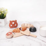 13Pcs Cutting Bread Play Food Sets For Kids Kitchen, Montessori Wooden Toys Toddler Kitchen Accessories With Bread, Cookies, Pretend Play Food Toy Kitchen Accessories, Boys & Girls Gift