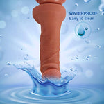 Realistic Dildo Dual Density Liquid Silicone Adult Sex Toys With Suction Cup For Female Masturbator
