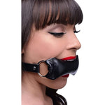 Bdsm Adjustable Mouth Gag Bite Down Breathable Sex Toy Restraints Kinky, Black