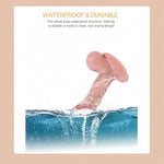 Simulated Dildo For Vaginal Anal Stimulation Insertion 5.9 Inch Female G-Spot Stimulator Sex Toys Liquid Silicone With Suction Cup Hands Free Penis