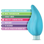 Blush Adult Sex Toys - Gaia Eco Caress Plant Based Powerful Mini 3.75" Wearable Panty Vibrator For Vaginal & Anal Stimulation - Personal Massager For Clitoral Nipple Play - Women Couples Pleasure Toy