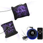 Sm Cock Ring - 2 Piece Cock Ring Stimulation, Penis Strap Restraint Set, 8 Modes Adjustable Electric Cock Ring, Role Play Chastity Sex Toy For Men